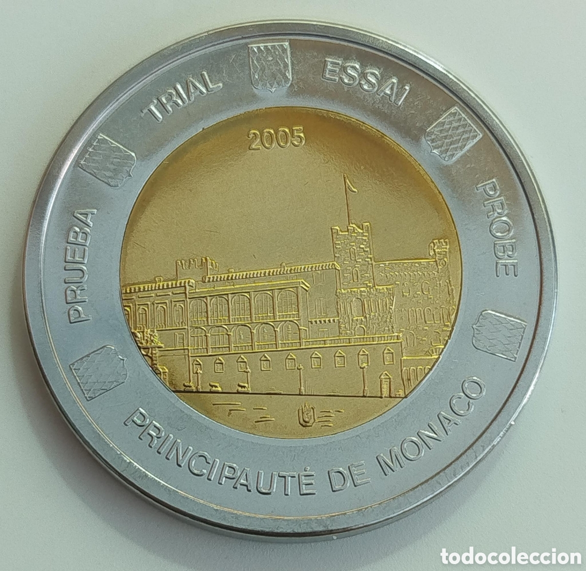 Euros: Moneda 2 Euros Prueba M&oacute;naco 2005 Specimen