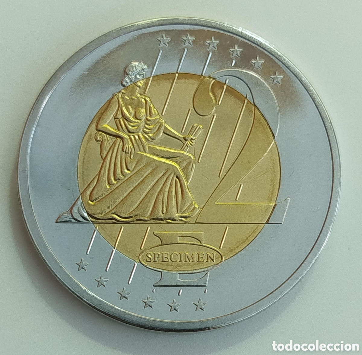 Euros: Moneda 2 Euros Prueba M&oacute;naco 2005 Specimen