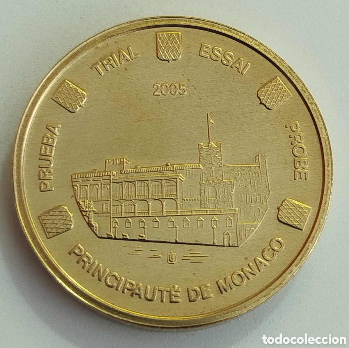 Euros: Moneda 10 C&eacute;ntimos Euro Prueba M&oacute;naco 2005 Specimen