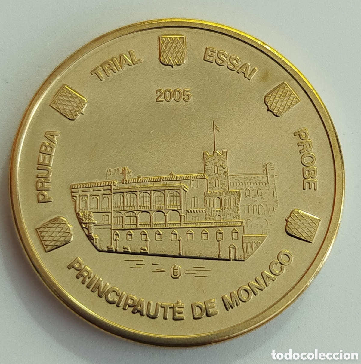 Euros: Moneda 20 C&eacute;ntimos Euros Prueba M&oacute;naco 2005 Specimen