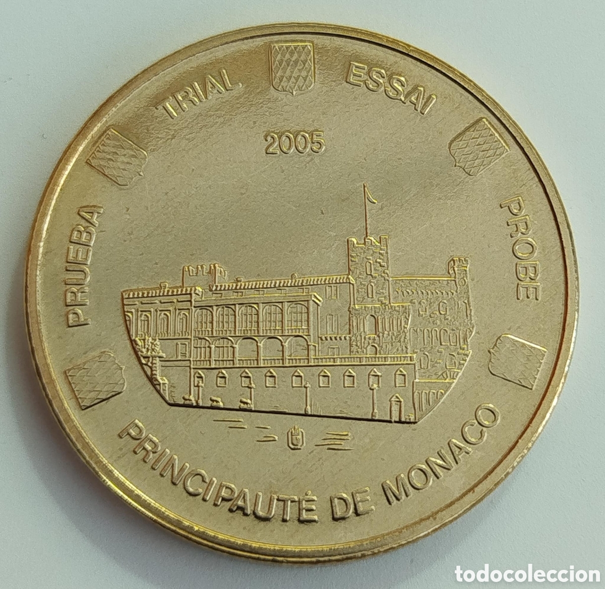 Euros: Moneda 50 C&eacute;ntimos Euros Prueba M&oacute;naco 2005