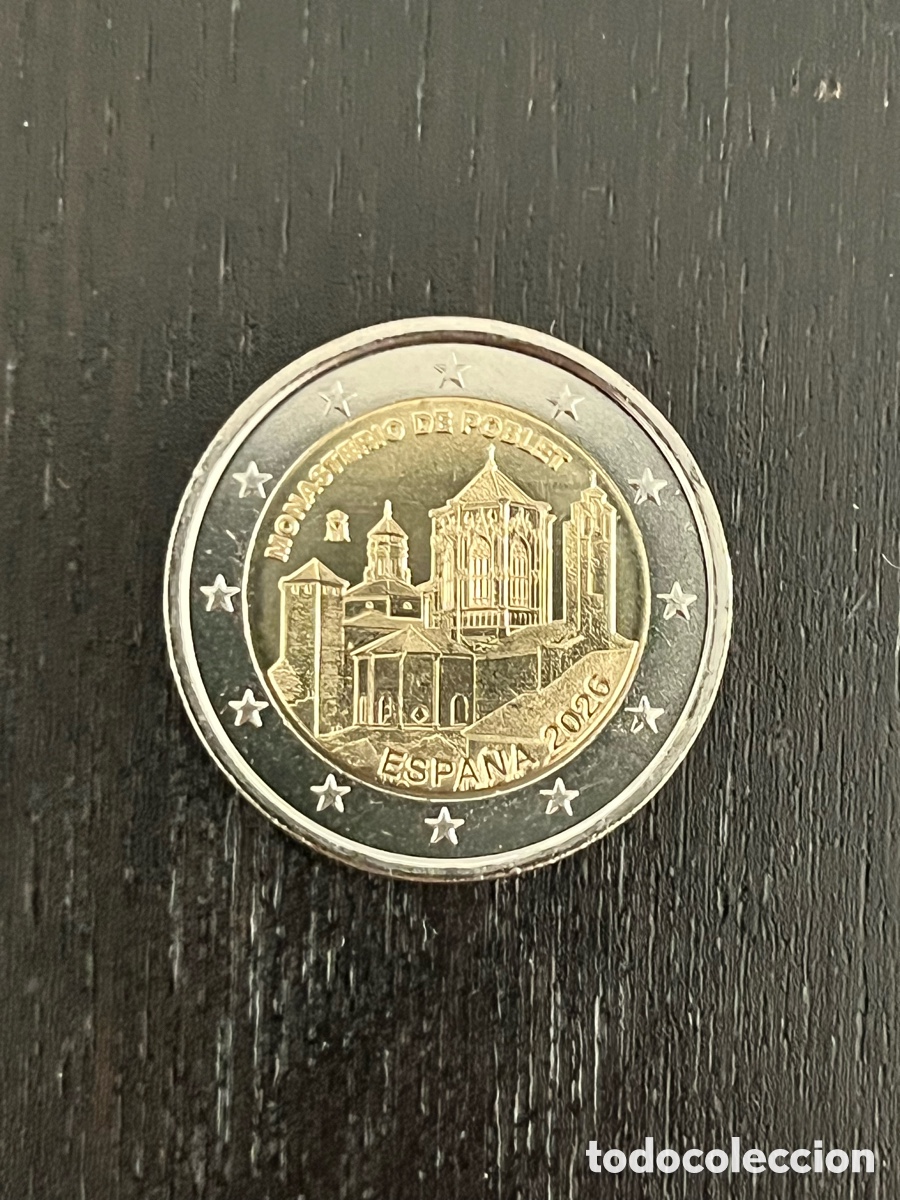 Euros: ESPA&Ntilde;A 2026. 2 Eur. Conm. Monasterio Poblet