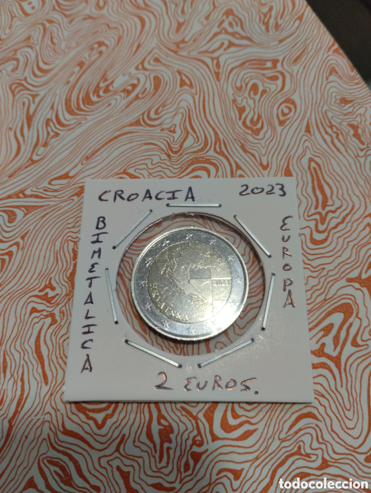 Euros: Moneda 2 euros Croacia a&ntilde;o 2023 ebc encartonada