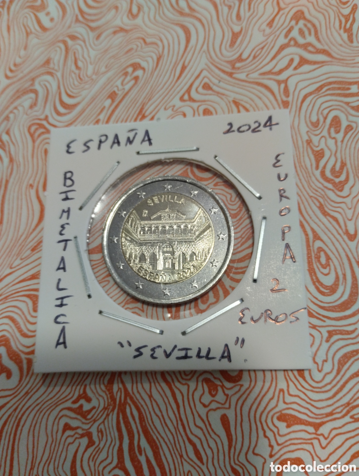 Euros: Moneda 2 euros Espa&ntilde;a a&ntilde;o 2024 Sevilla sin circular encartonada