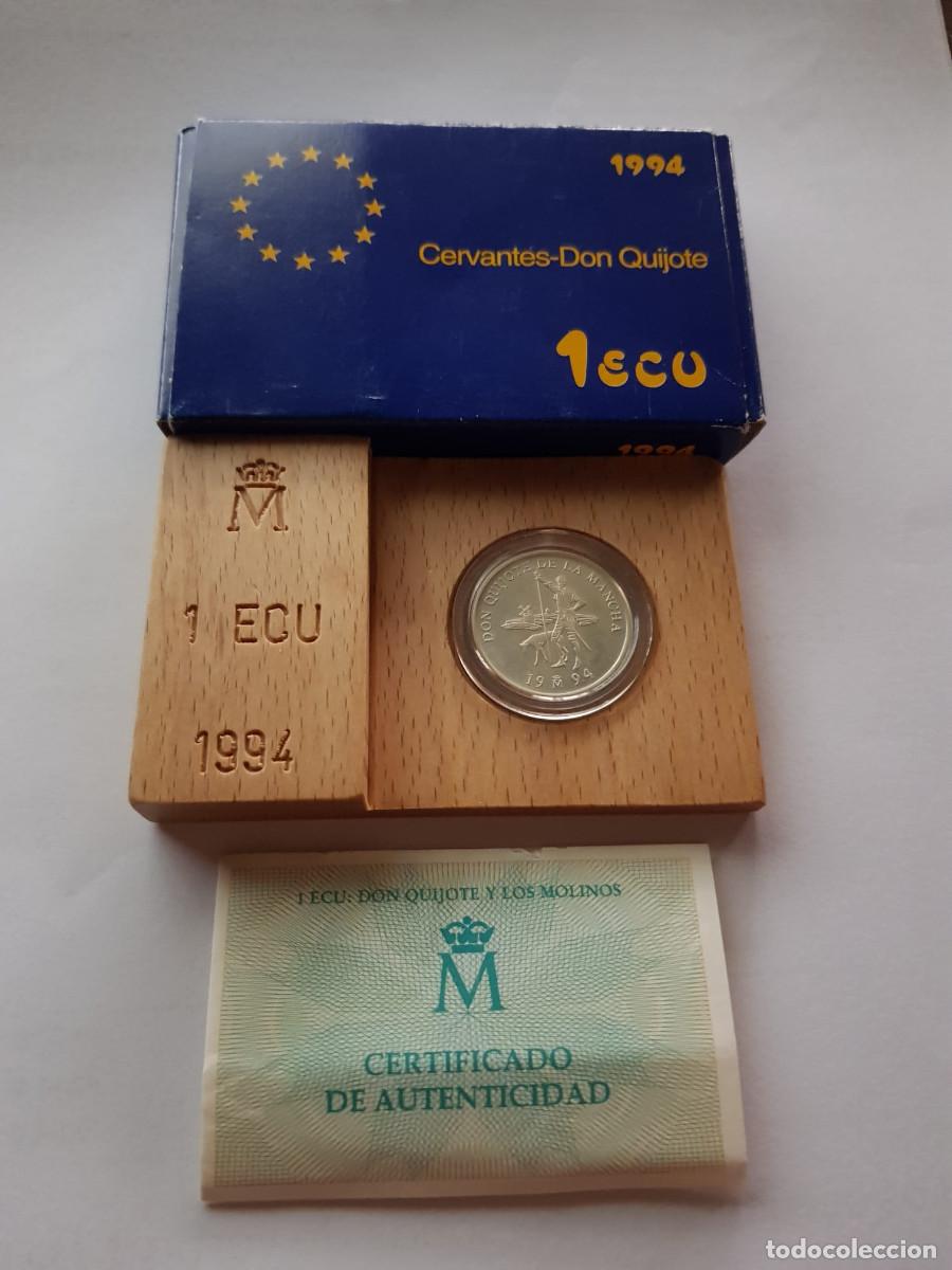 Euros: ESPA&Ntilde;A- 1 ECU-1994-CERVANTES-DON QUIJOTE