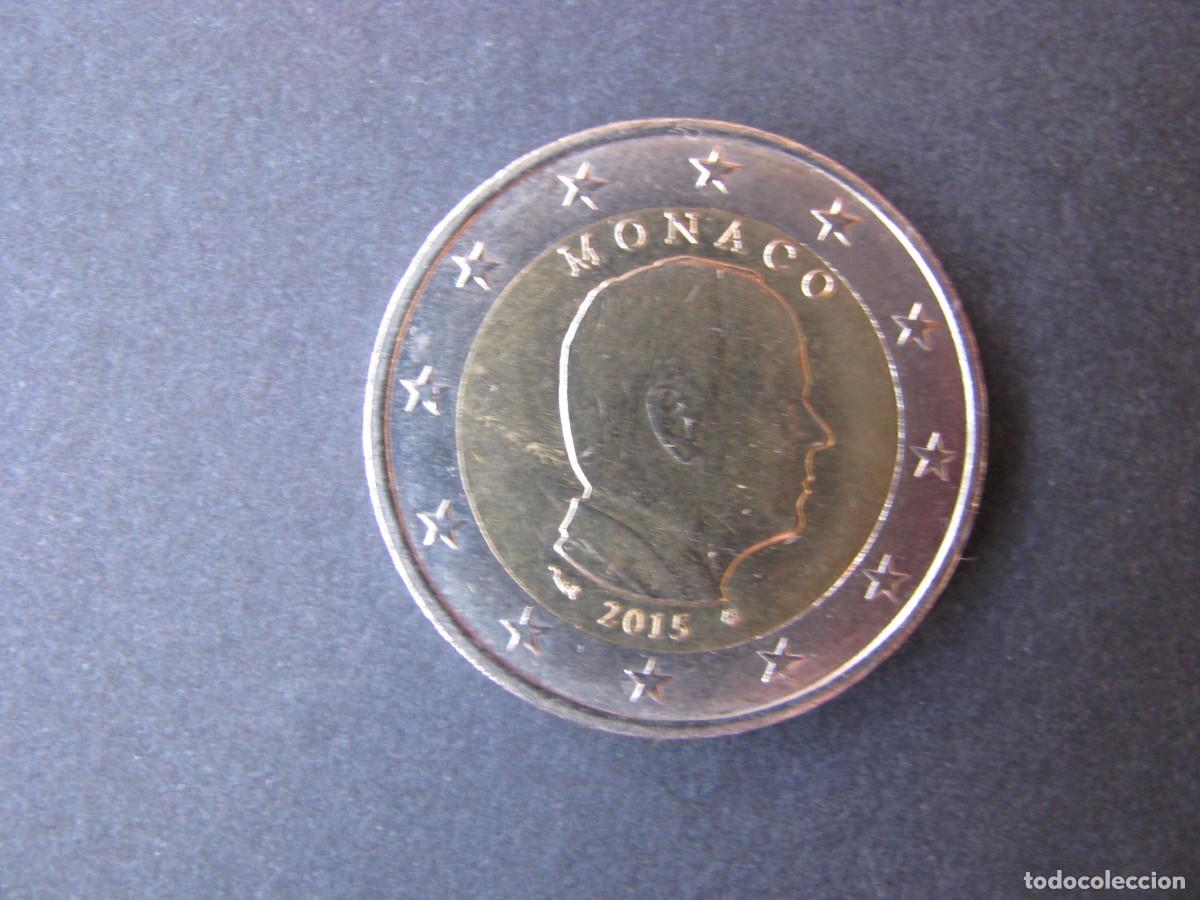 Euros: MONEDA DE 2 EUROS MONACO 2015