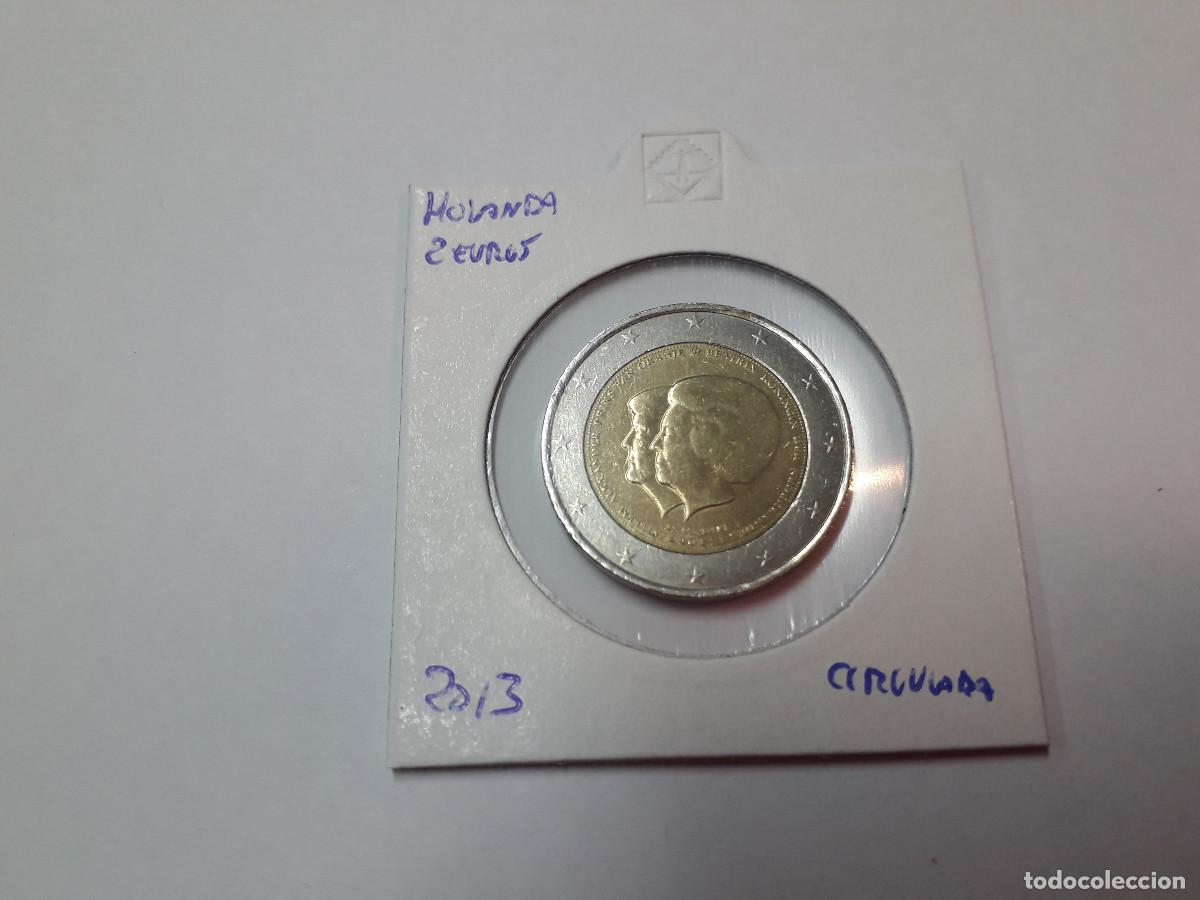 Euros: 003791NUM-X0033-Paises bajos - 2 &euro; -2013 - Abdicacion reina beatriz - encartonada