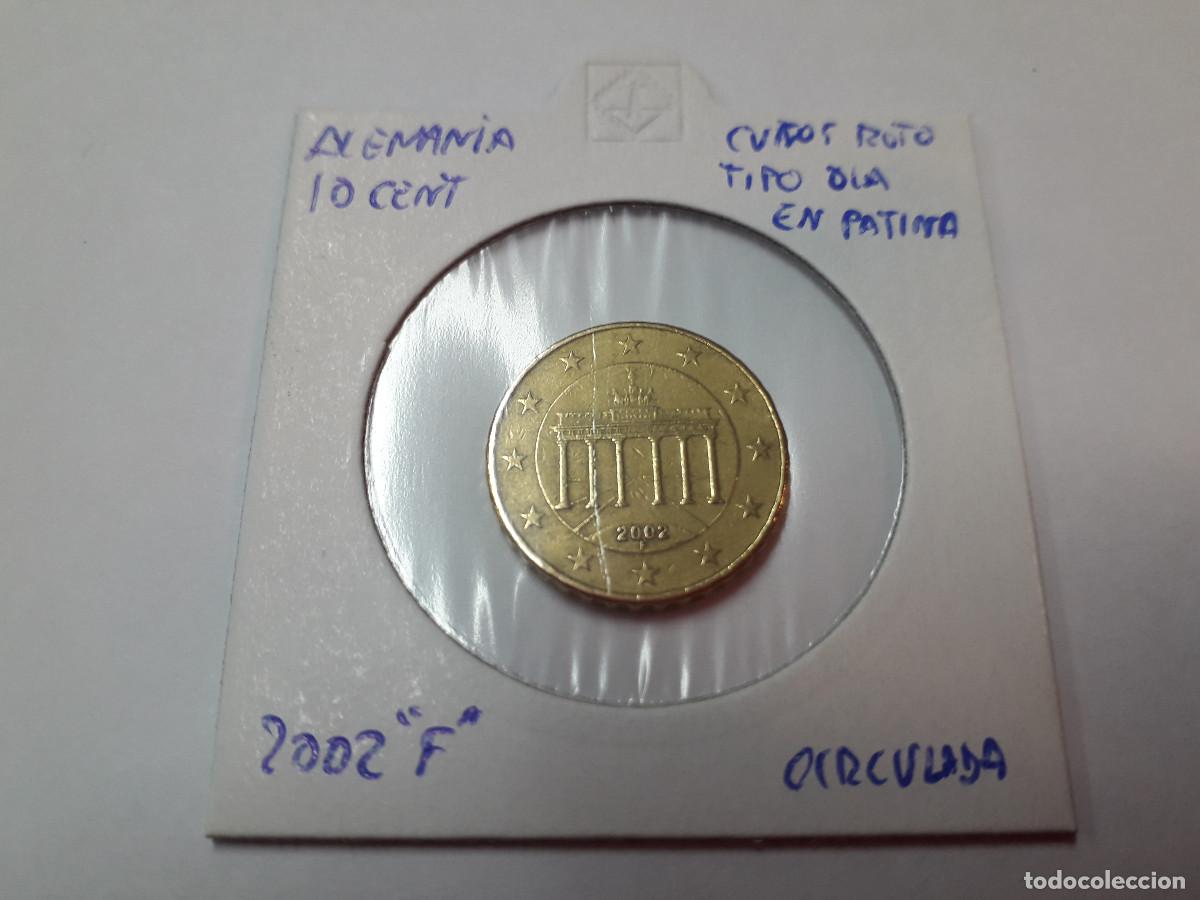 Euros: 003794NUM-X0036-Alemania - 10 cent &euro; -2002-F - Cu&ntilde;o roto tipo olas - encartonada