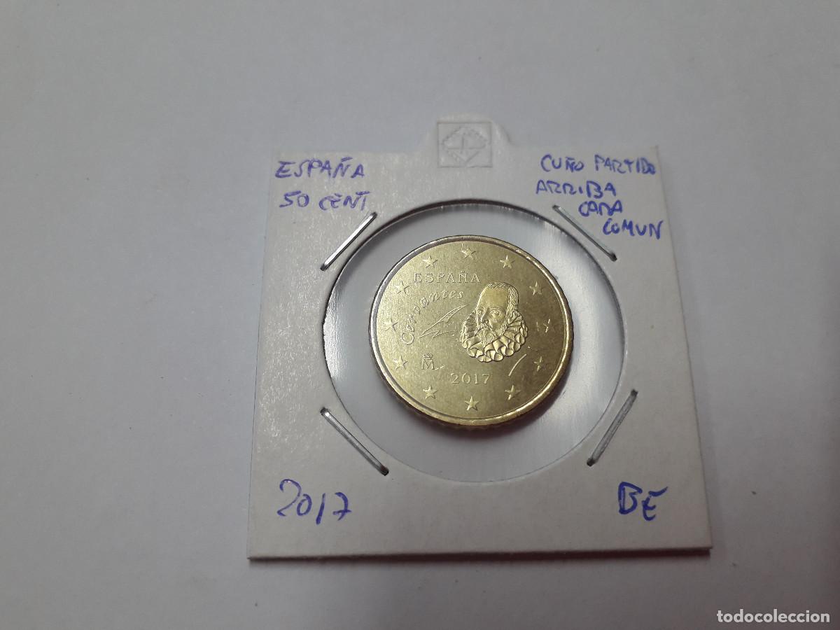Euros: 003799NUM-X0041-Espa&ntilde;a - 50 cent &euro; -2017 - cu&ntilde;o partido arriba cara comun - encartonada