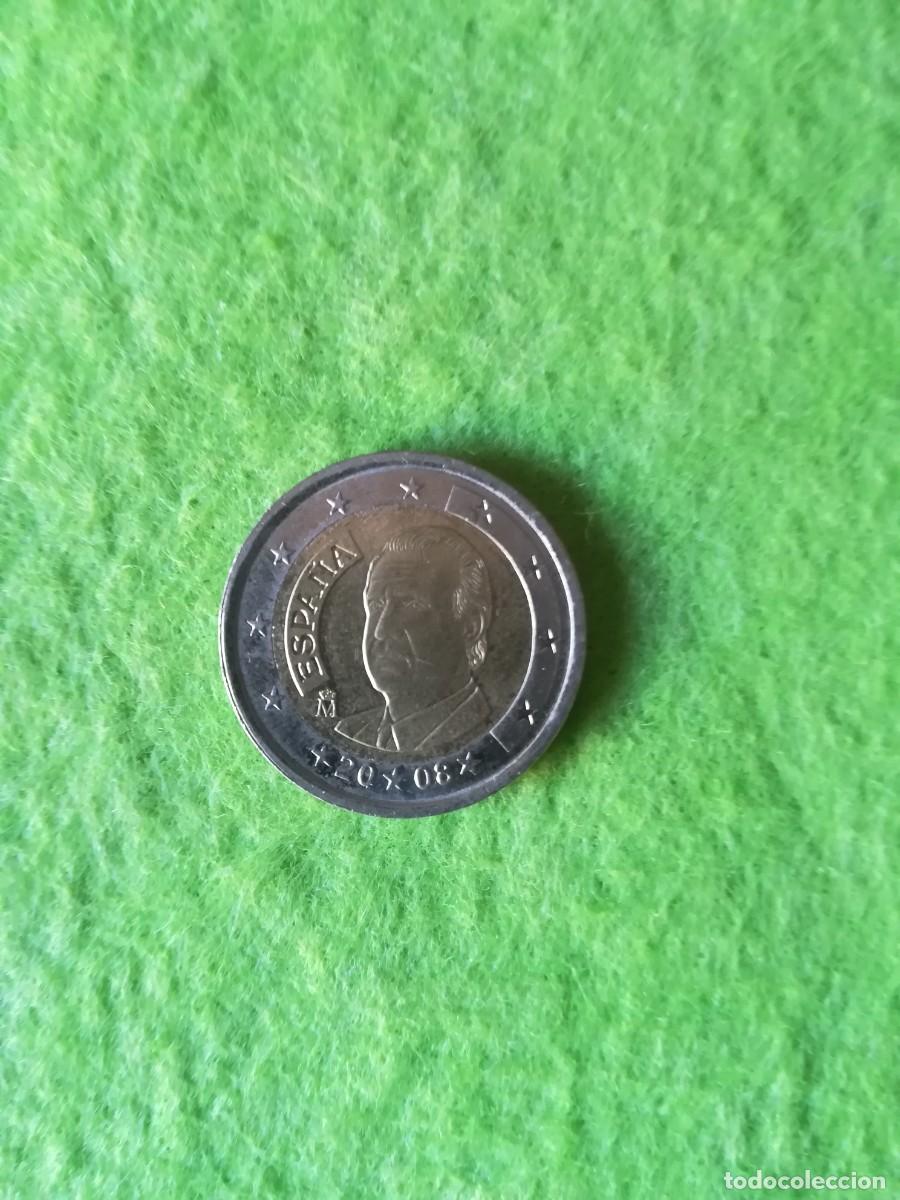 Euros: Moneda antigua 2 euros Espa&ntilde;a Juan Carlos I 2008
