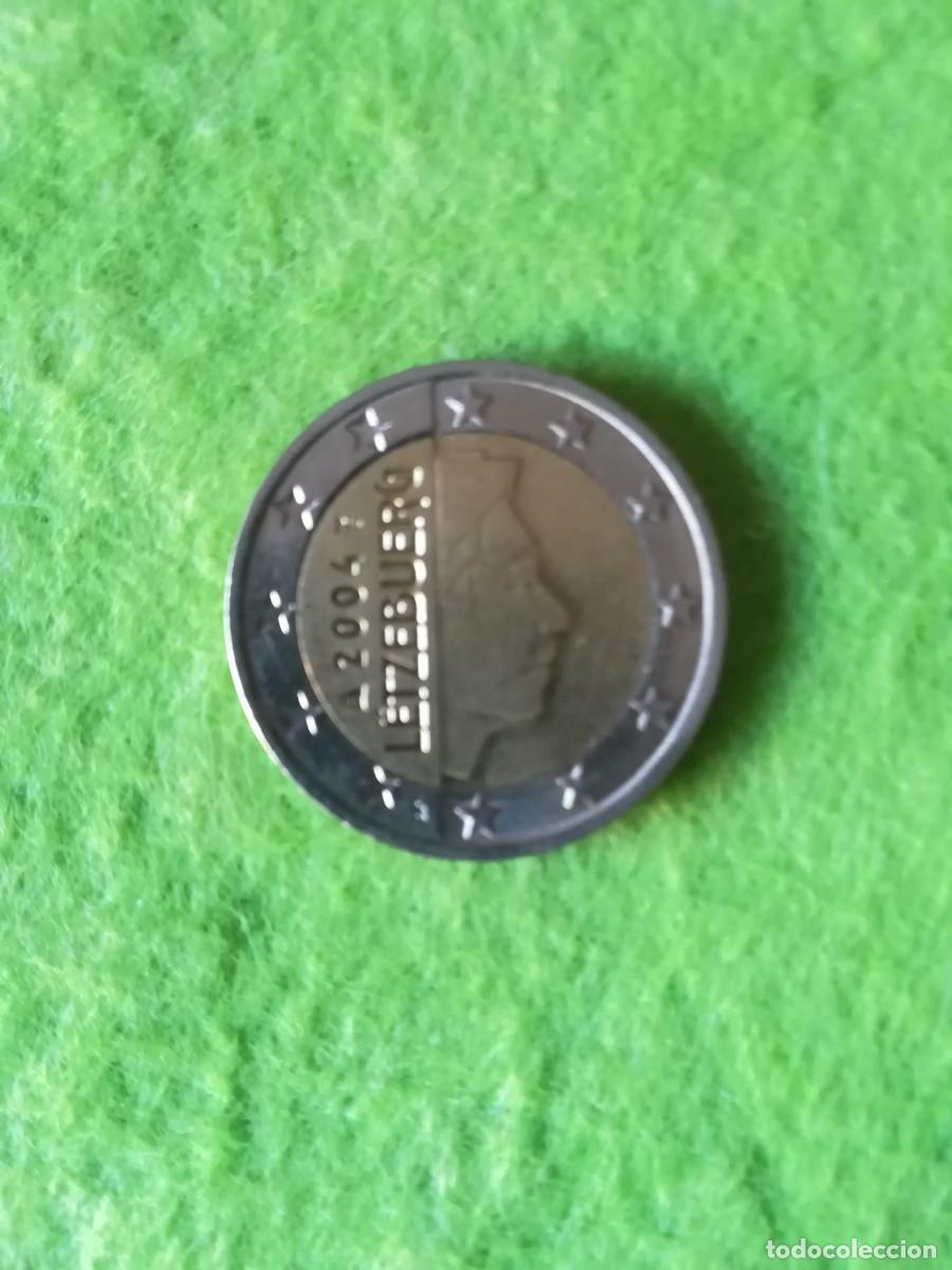 Euros: Moneda antigua 2 euros Luxemburgo gran duque Enrique 2004