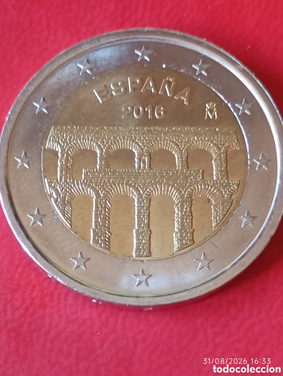 Euros: 2&euro; conmemorativa Espa&ntilde;a 2016 SC