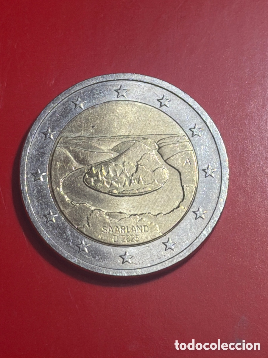 Euros: 2 euros Saarland A Alemania 2025 | Moneda Conmemorativa