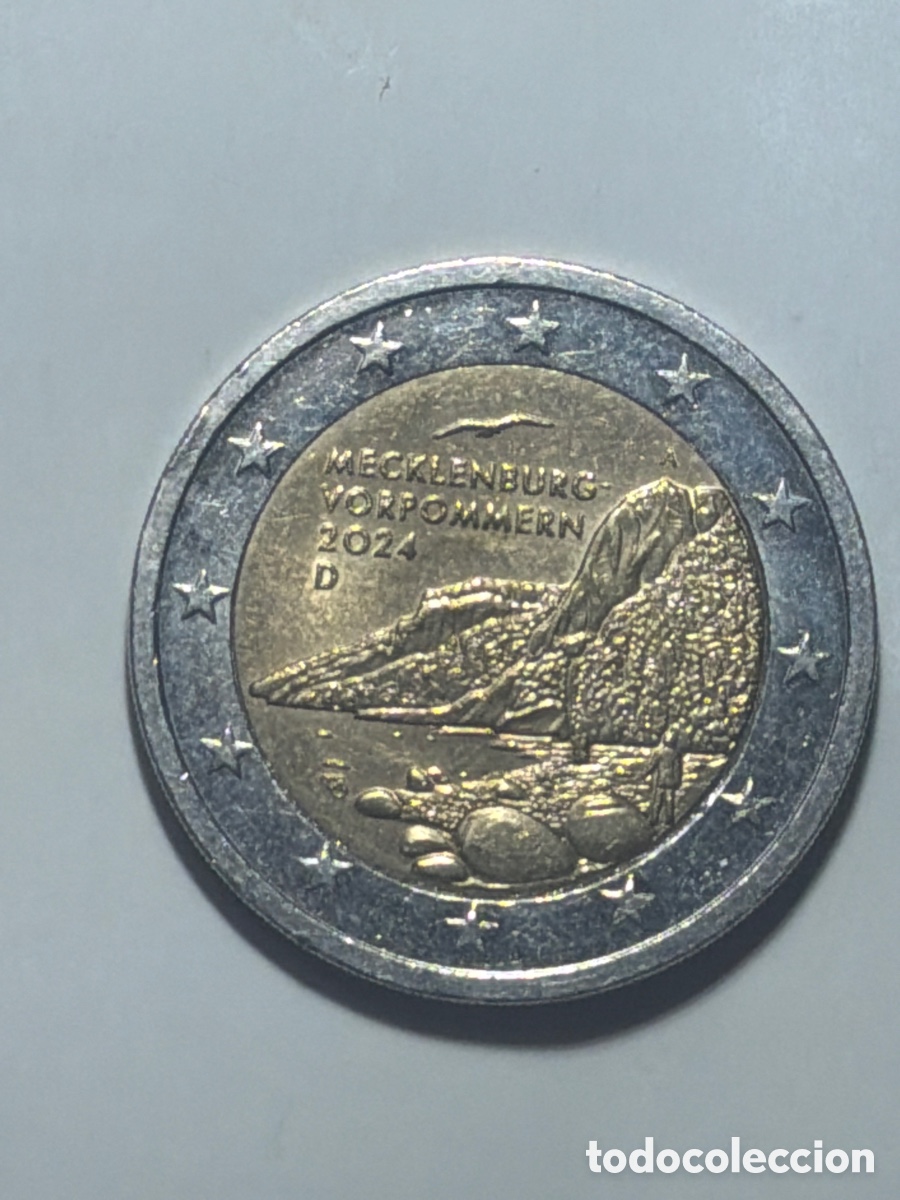 Euros: 2 euros Mecklenburg A Alemania 2024 | Moneda Conmemorativa