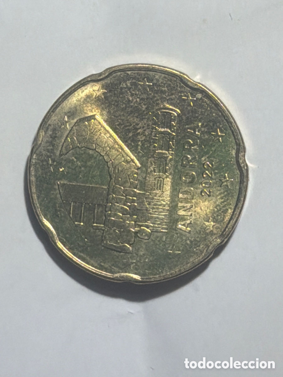 Euros: Moneda 20 centimos Euro Andorra | 2022