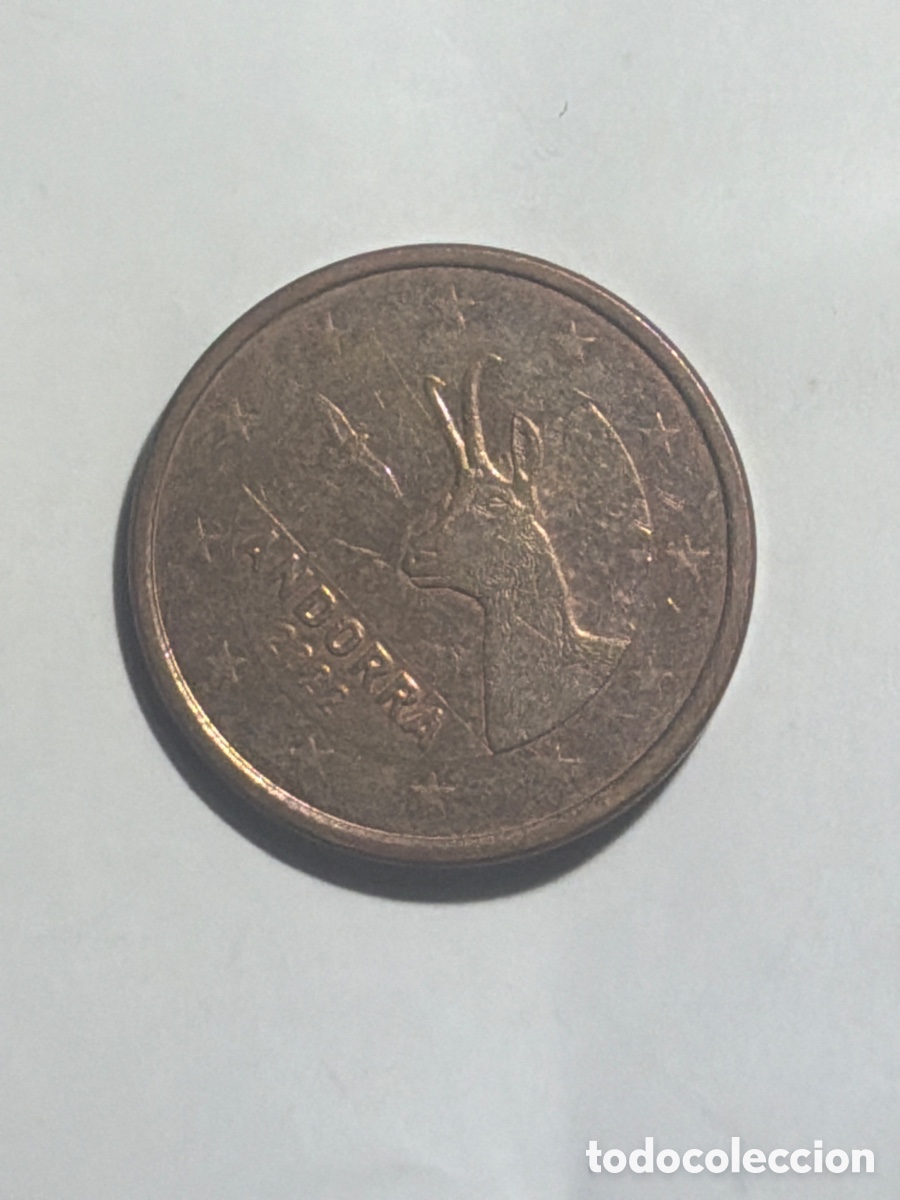Euros: Moneda 5 c&eacute;ntimos euro Andorra | 2022