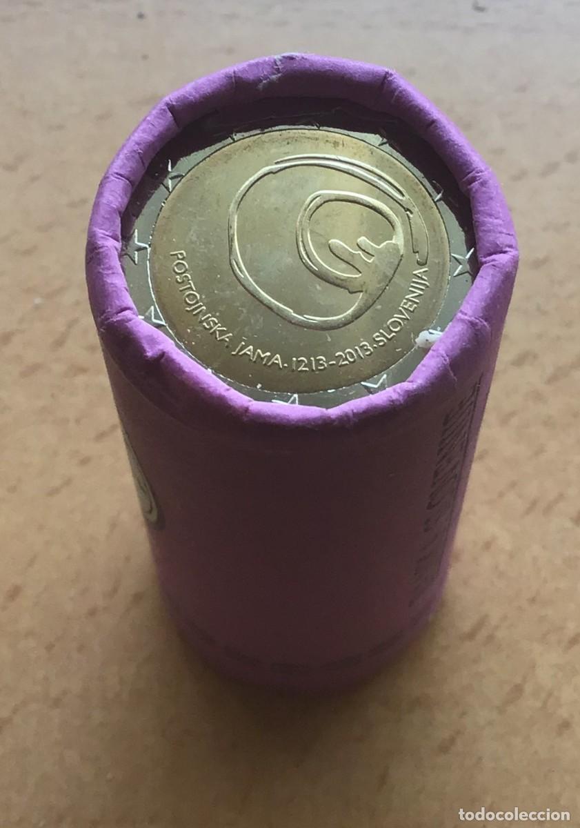 Euros: 2 euros conmemorativos de Eslovenia. A&ntilde;o 2013. Cueva de Postojna. Sin circular