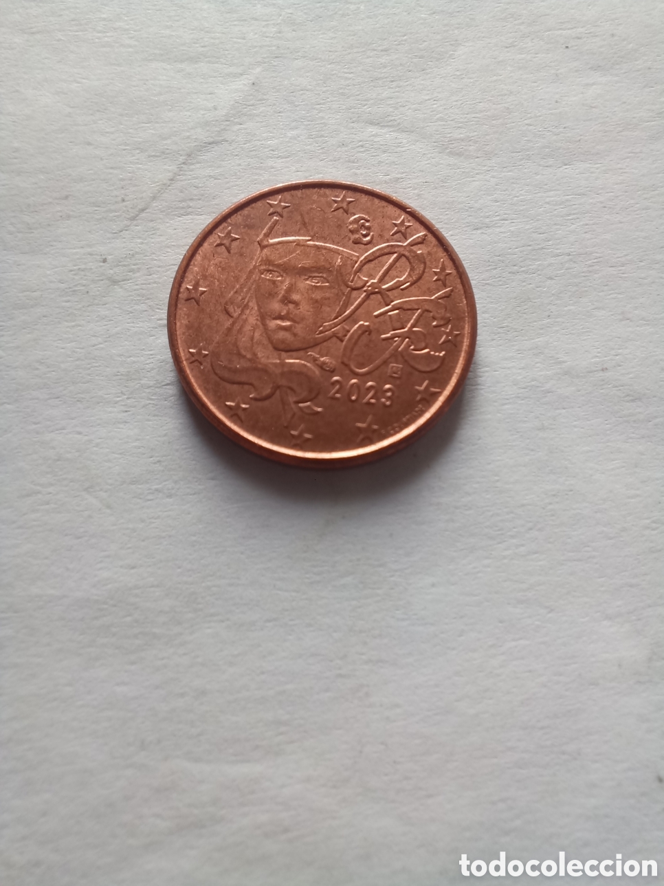 Euros: MONEDA 1 C&Eacute;NTIMO DE EURO FRANCIA - A&Ntilde;O 2023 (C&Eacute;RES)