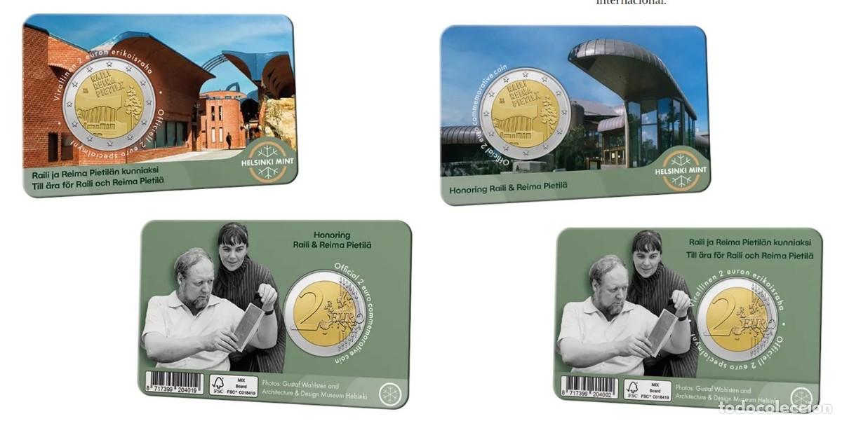 Euros: FINLANDIA 2 x E. 2026 CONM. -ATLETISMO- EN COINCARD AMBAS VERSIONES -