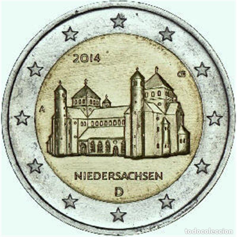 Euros: ALEMANIA 2014. MONEDA DE 2 EUROS DE LA IGLESIA DE SAN MIGUEL. CECA A. DE CARTUCHO.
