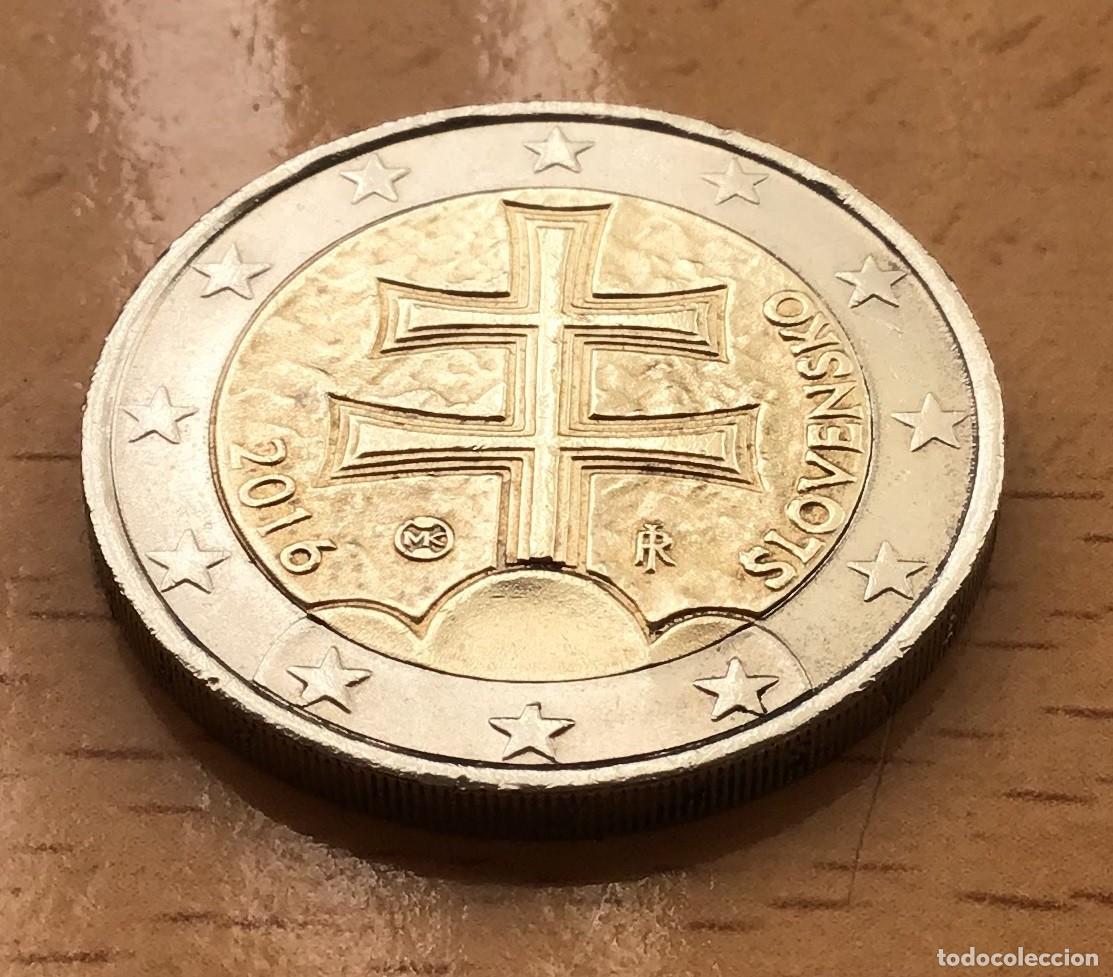 Euros: 2 euros de Eslovaquia. A&ntilde;o 2016