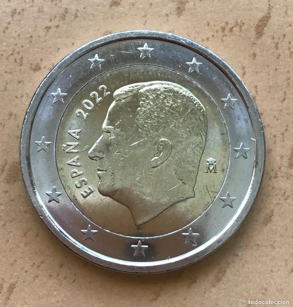 Euros: 2 euros de Espa&ntilde;a. A&ntilde;o 2022