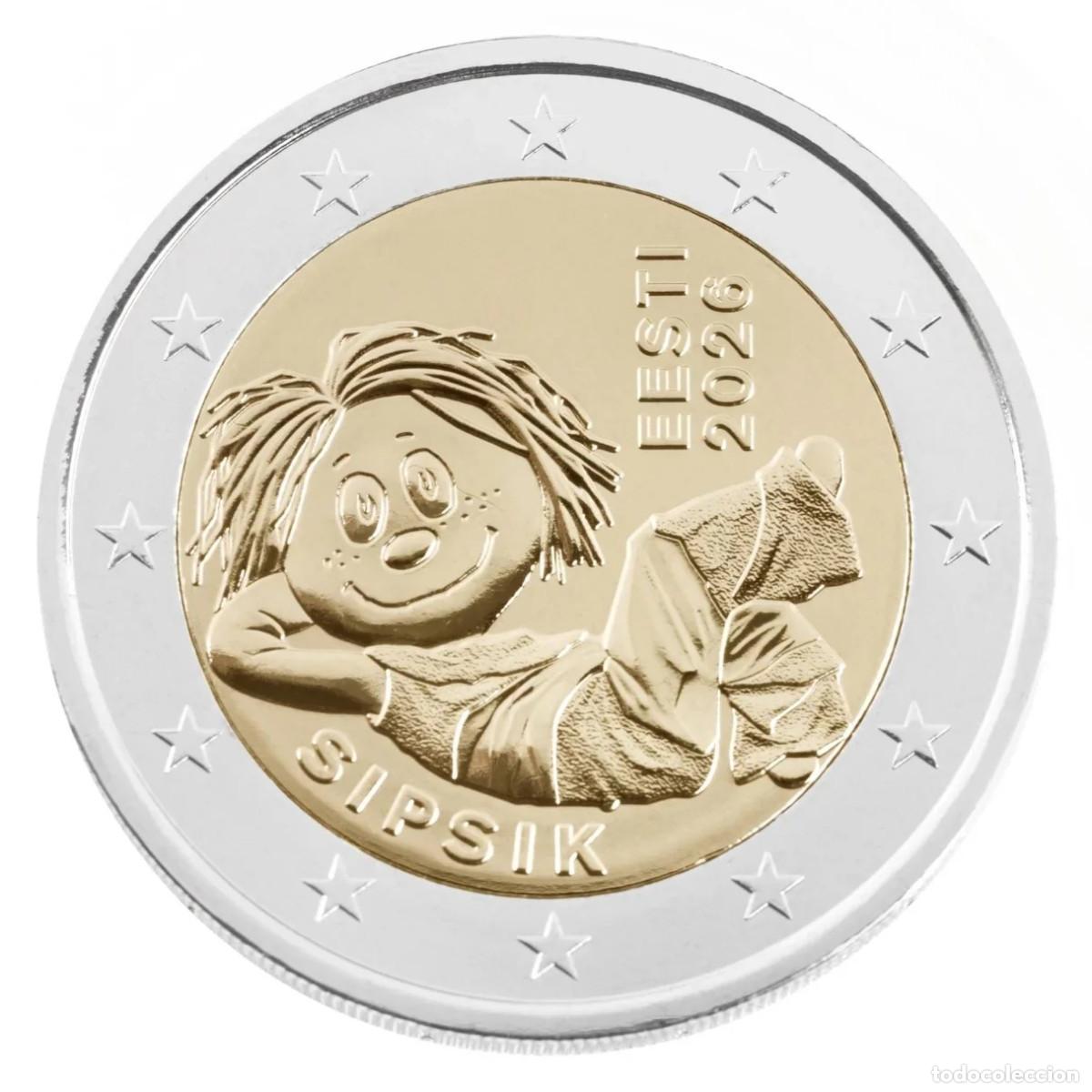 Euros: 2 euros Estonia 2026 &ndash; Sipsik