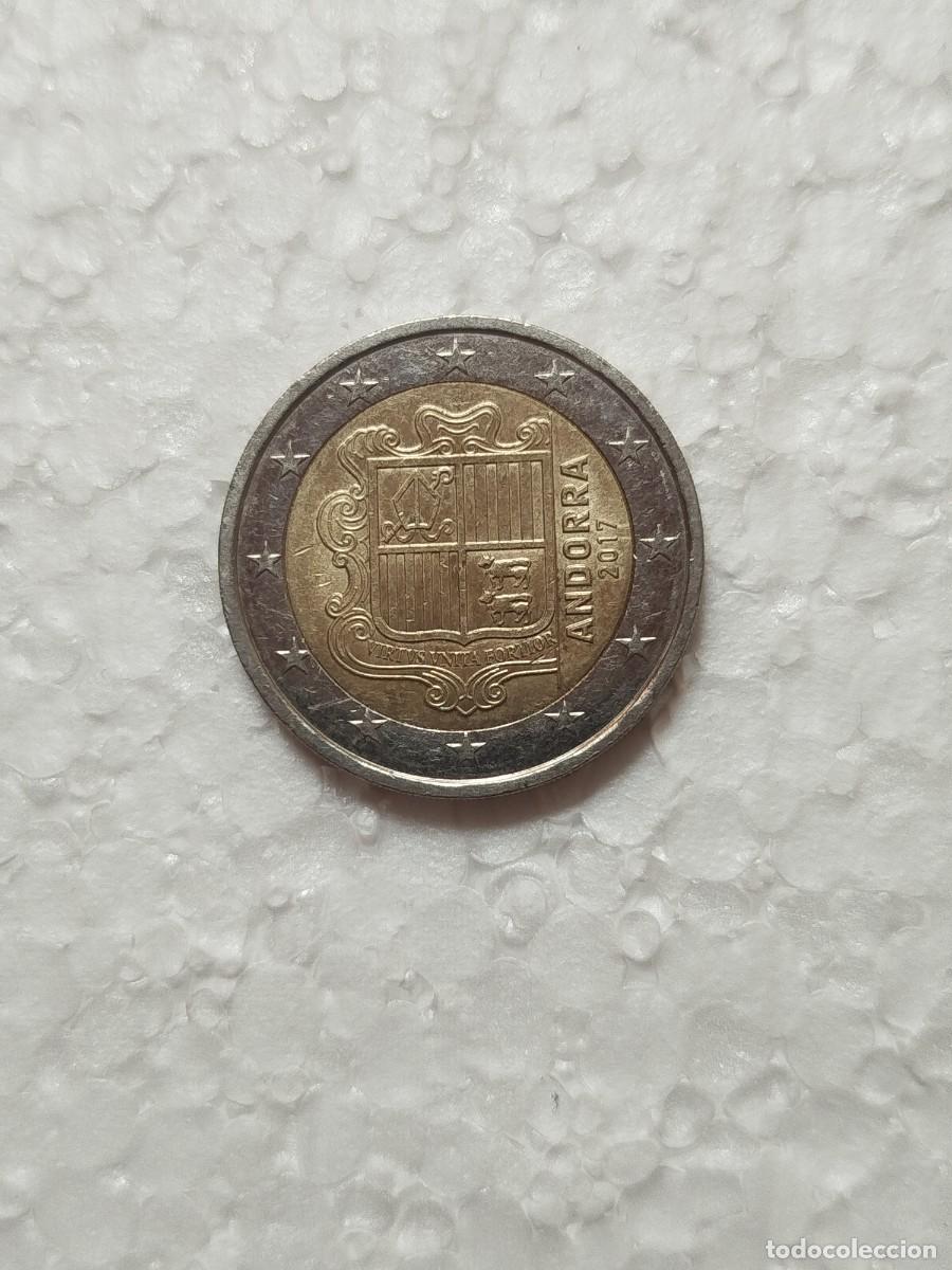 Euros: Moneda 2 Euros Andorra 2017 - Escudo de Armas - MBC - Circulaci&oacute;n