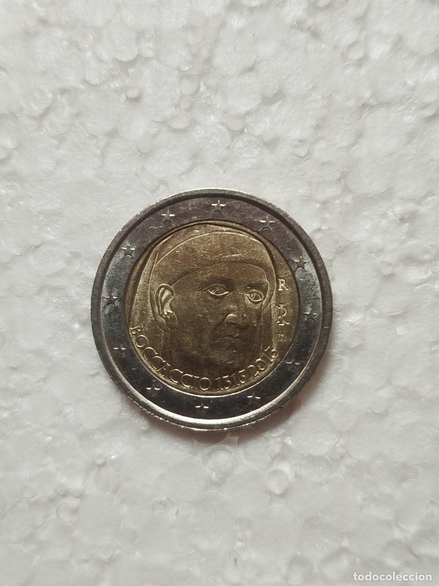 Euros: Moneda 2 Euros Italia 2013 - Boccaccio 1313-2013 - MBC - Circulaci&oacute;n