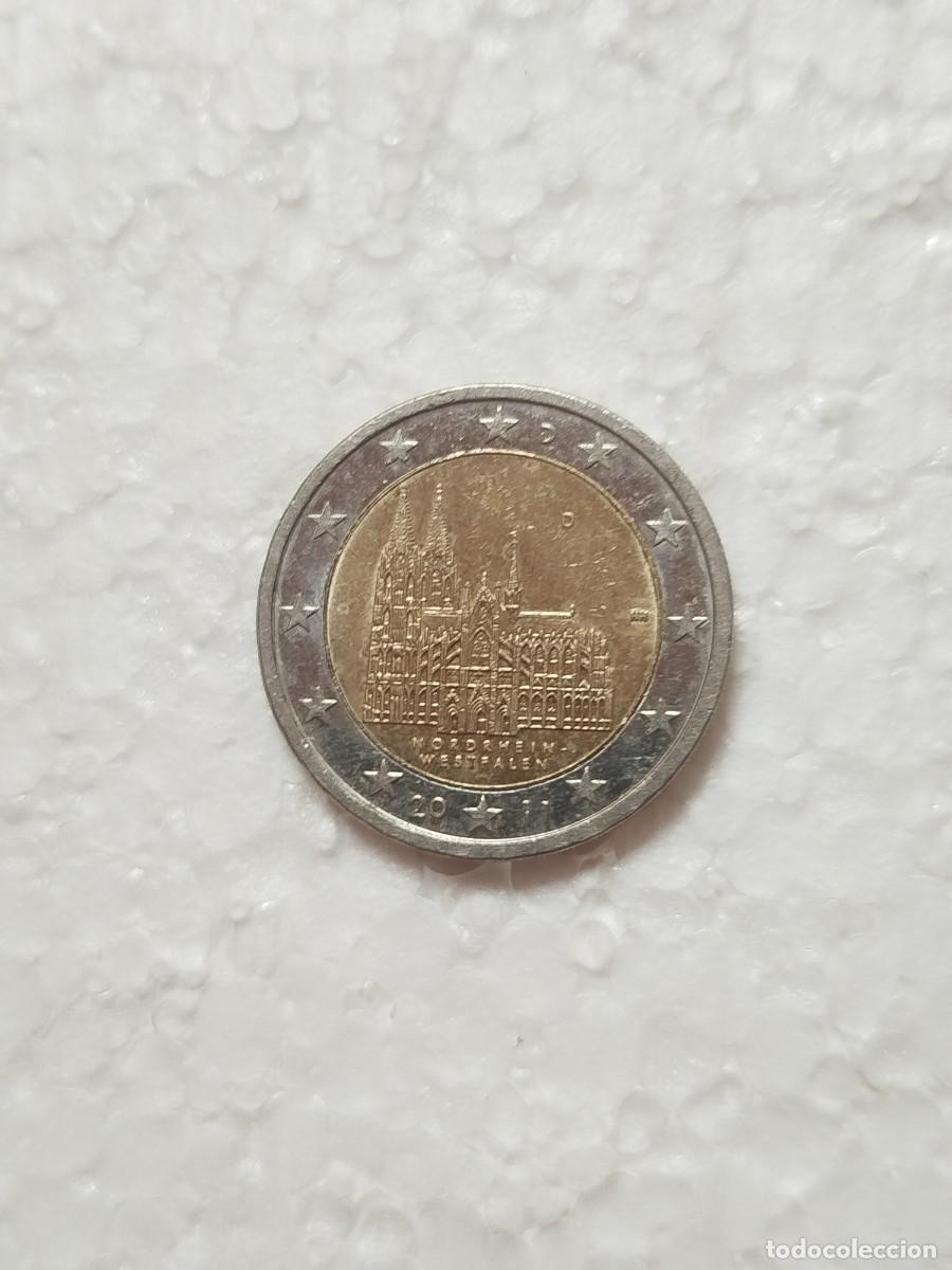 Euros: Moneda 2 Euros Alemania 2011 - Nordrhein-Westfalen (Catedral de Colonia) - MBC - Circulaci&oacute;n