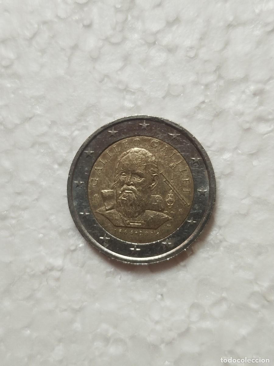 Euros: Moneda 2 Euros Italia 2014 - Galileo Galilei 1564-2014 - MBC - Circulaci&oacute;n