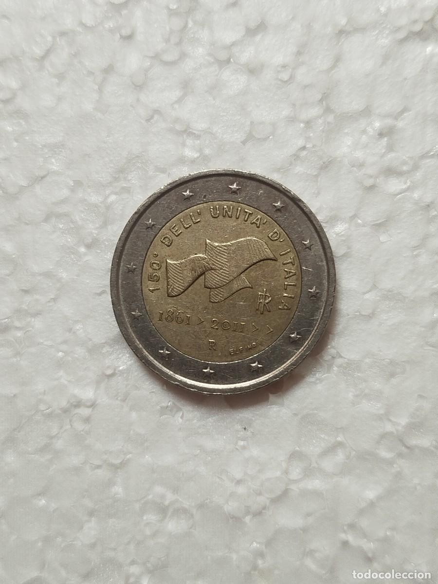 Euros: Moneda 2 Euros Italia 2011 - 150&deg; dell'Unit&agrave; d'Italia 1861-2011 - MBC - Circulaci&oacute;n
