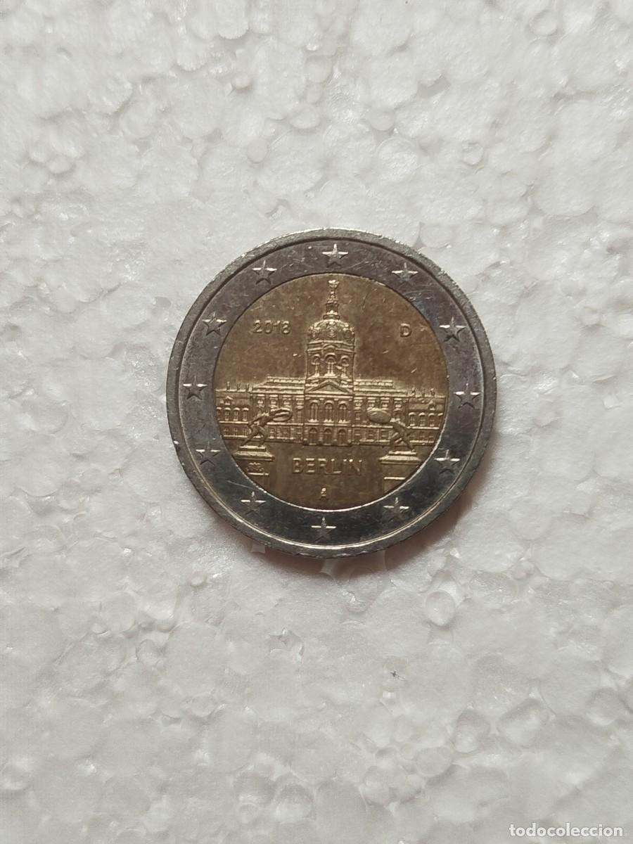 Euros: Moneda 2 Euros Alemania 2018 - Berl&iacute;n (Palacio de Charlottenburg) - EBC - Circulaci&oacute;n