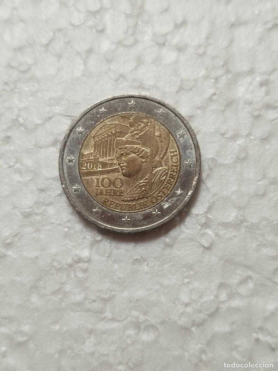 Euros: Moneda 2 Euros Austria 2018 - 100 Jahre Republik &Ouml;sterreich - MBC - Circulaci&oacute;n
