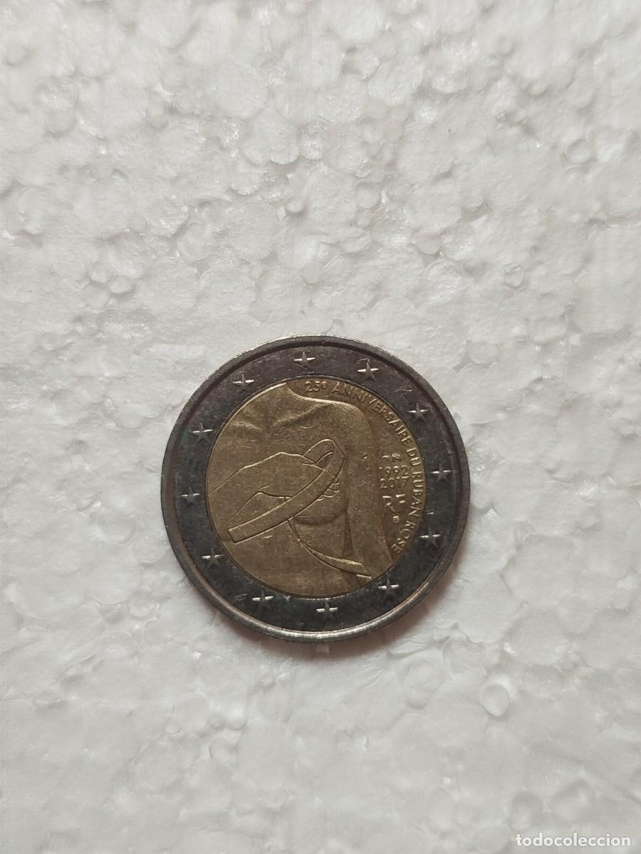 Euros: Moneda 2 Euros Francia 2017 - 25e Anniversaire du Ruban Rose - MBC - Circulaci&oacute;n