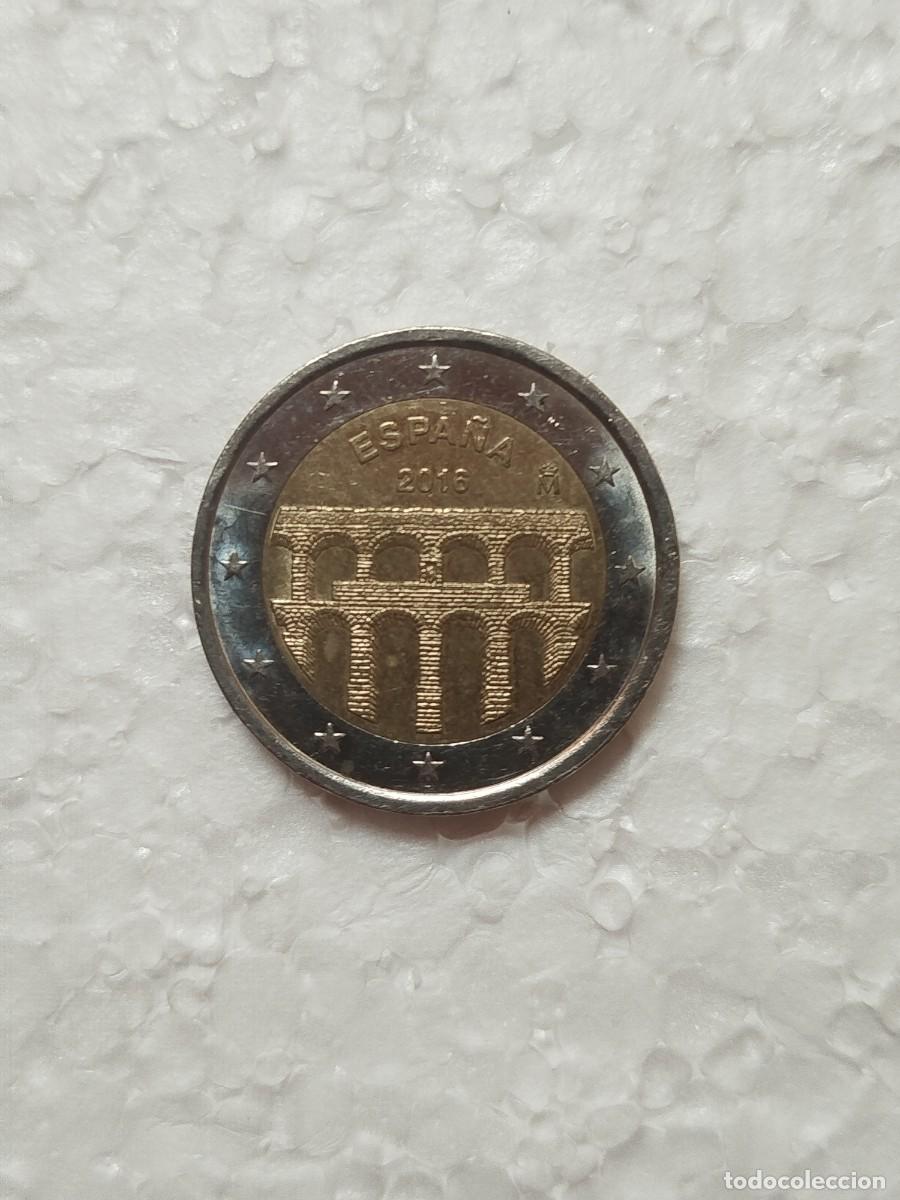 Euros: Moneda 2 Euros Espa&ntilde;a 2016 - Acueducto de Segovia -EBC - Circulaci&oacute;n