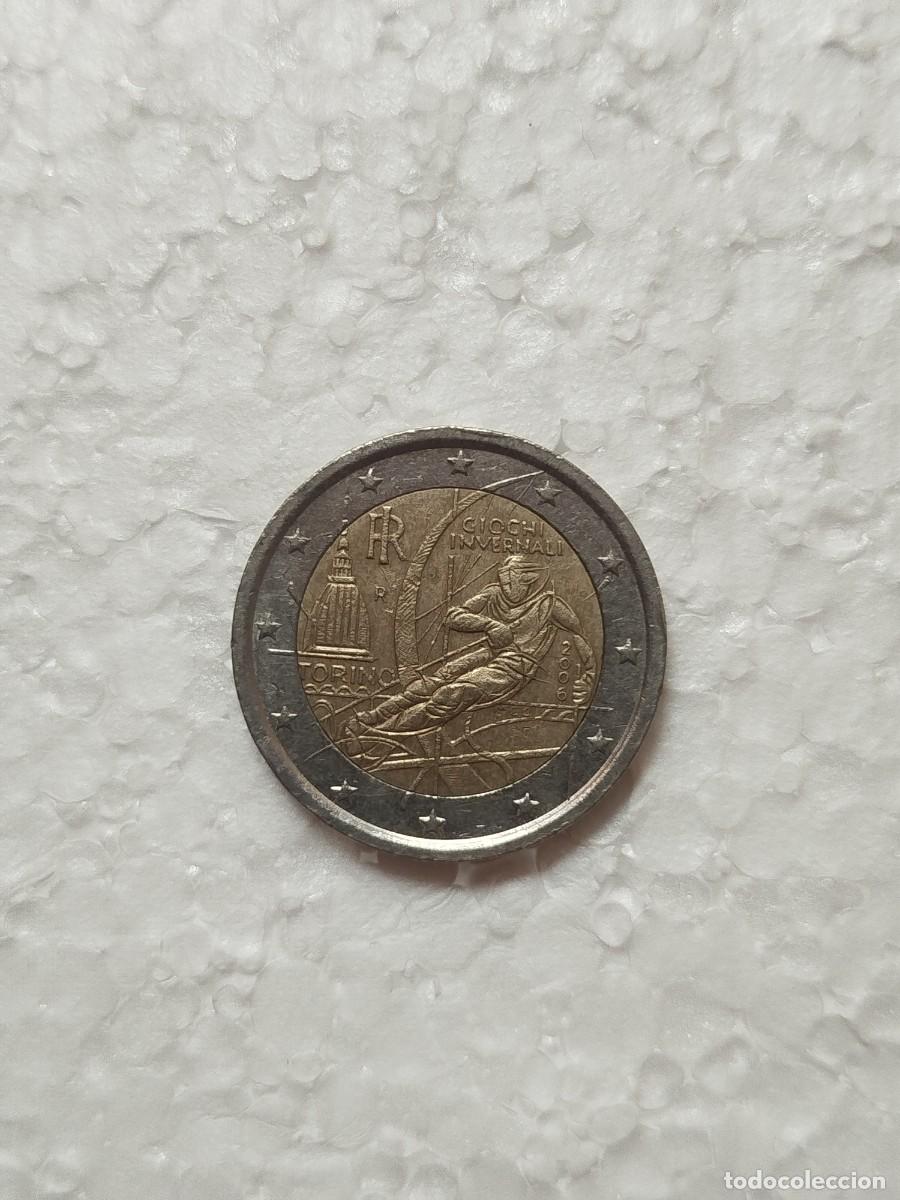 Euros: Moneda 2 Euros Italia 2006 - XX Juegos Ol&iacute;mpicos de Invierno Torino - MBC - Circulaci&oacute;n