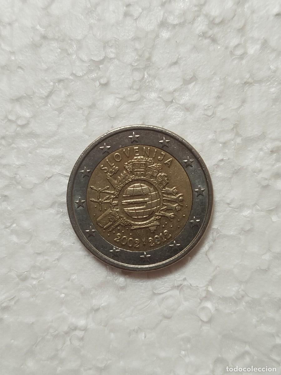 Euros: Moneda 2 Euros Eslovenia 2012 - 10 A&ntilde;os del Euro 2002-2012 - EBC - Circulaci&oacute;n