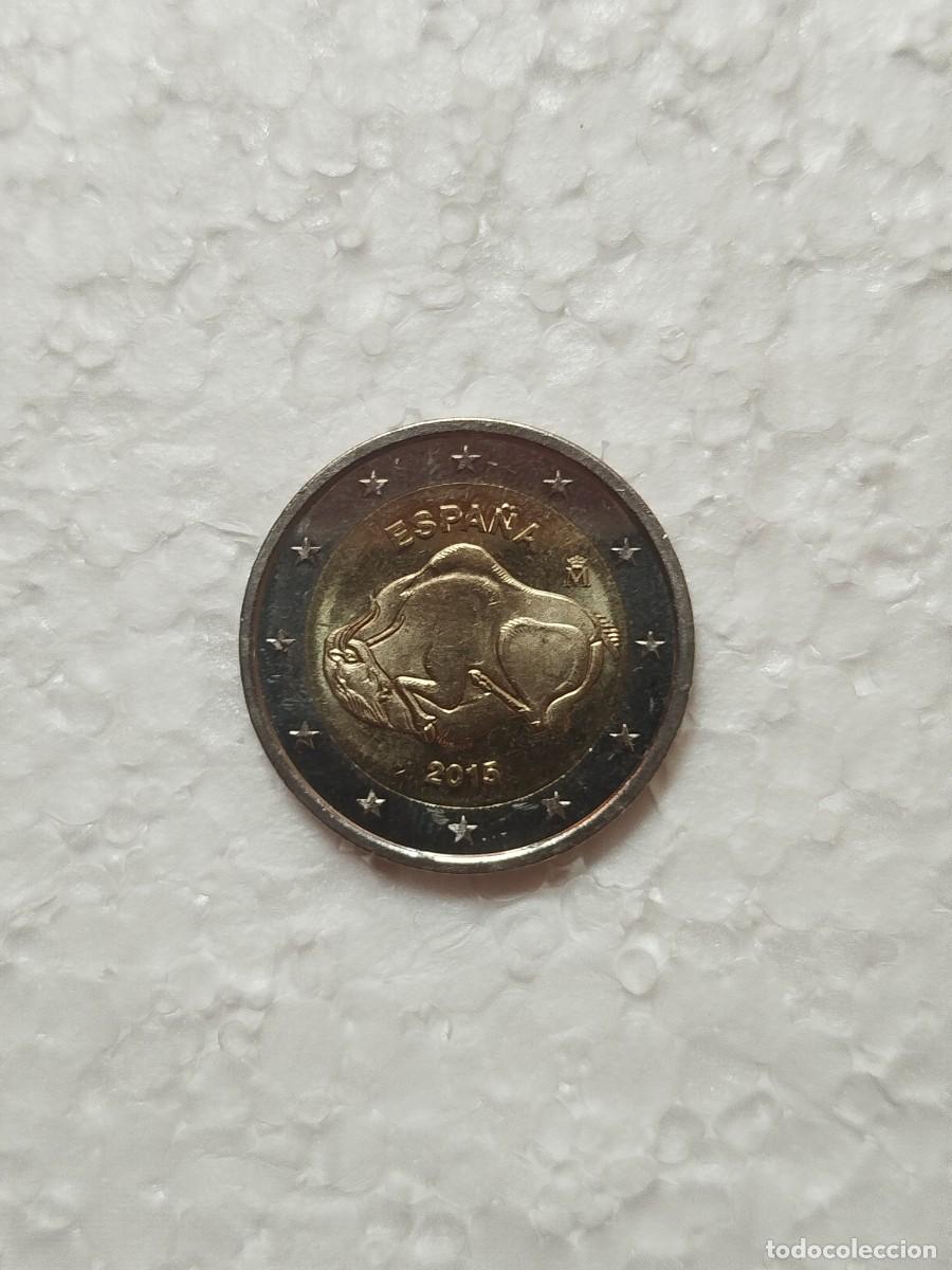 Euros: Moneda 2 Euros Espa&ntilde;a 2015 - Cueva de Altamira - EBC - Circulaci&oacute;n