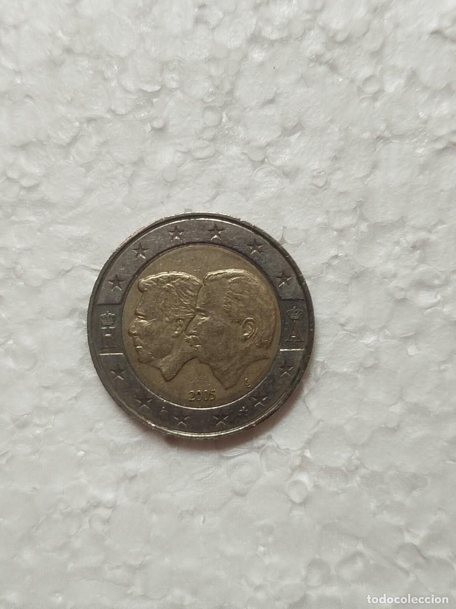Euros: Moneda 2 Euros B&eacute;lgica 2005 - Uni&oacute;n Econ&oacute;mica Belgo-Luxemburguesa - MBC - Circulaci&oacute;n
