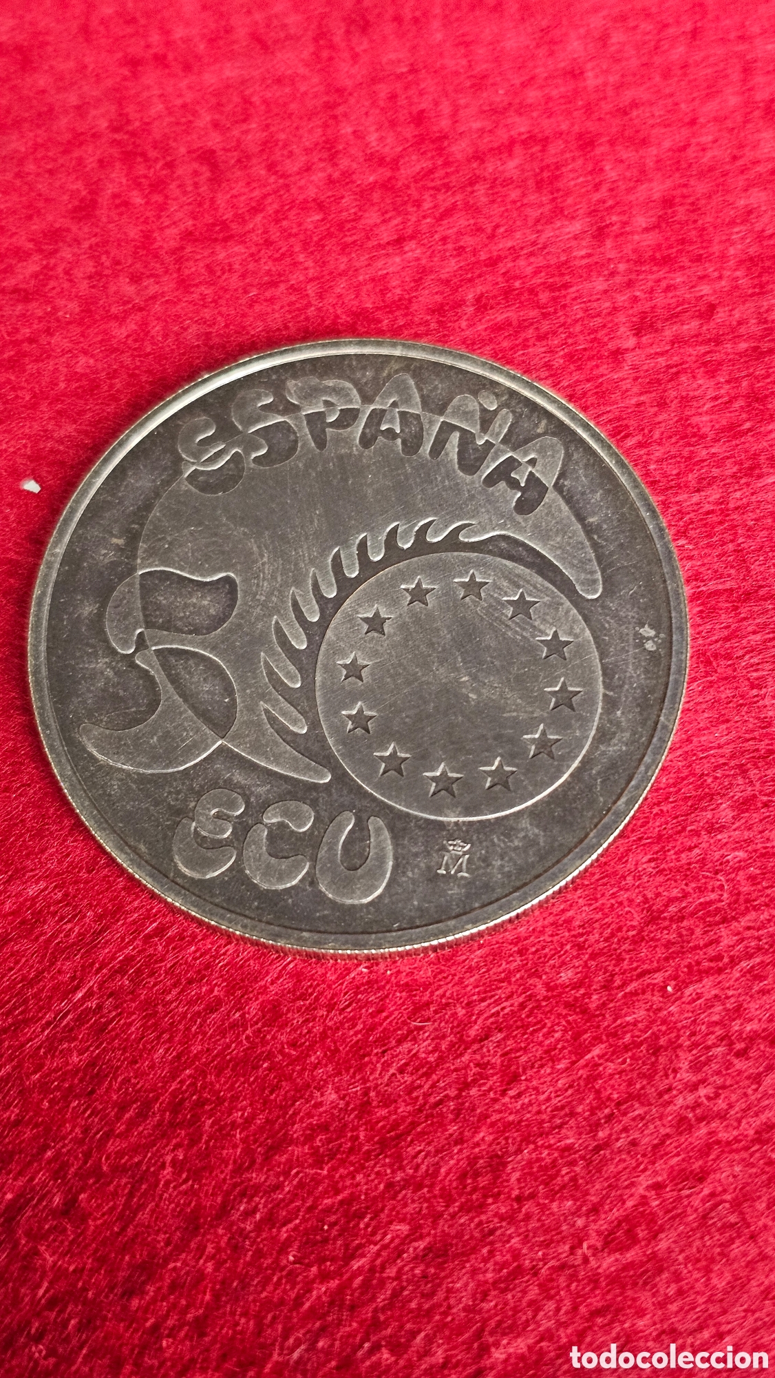 Euros: 5 Ecu de plata de ley - Foto 1