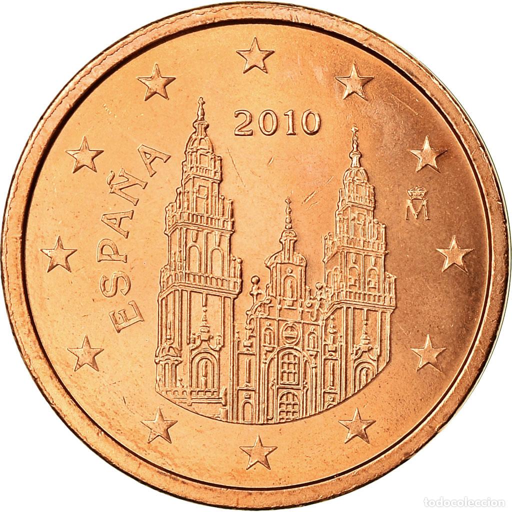 Euros: [#702168] Espa&ntilde;a, 2 Euro Cent, 2010, SC, Cobre chapado en acero, KM:1145
