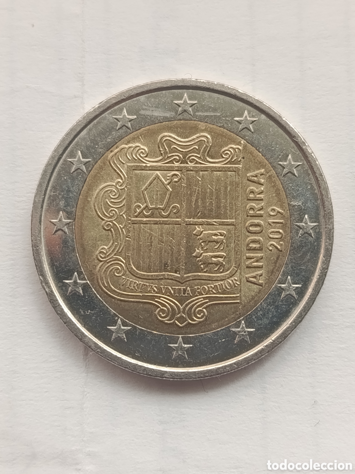 Euros: Moneda 2 euros Andorra 2019