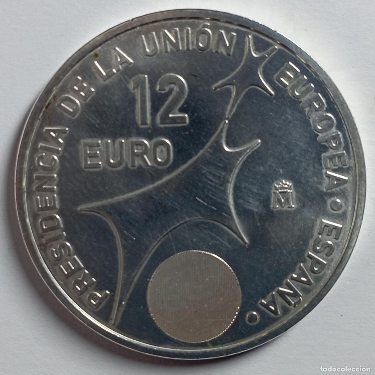 Euros: Moneda de Espa&ntilde;a 12 euros del 2002 de plata