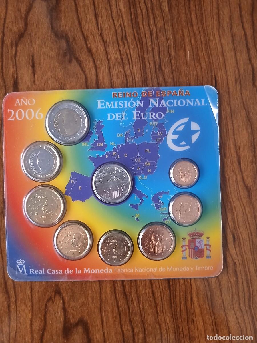 Euros: Set de euros de 2006. Con medalla de plata