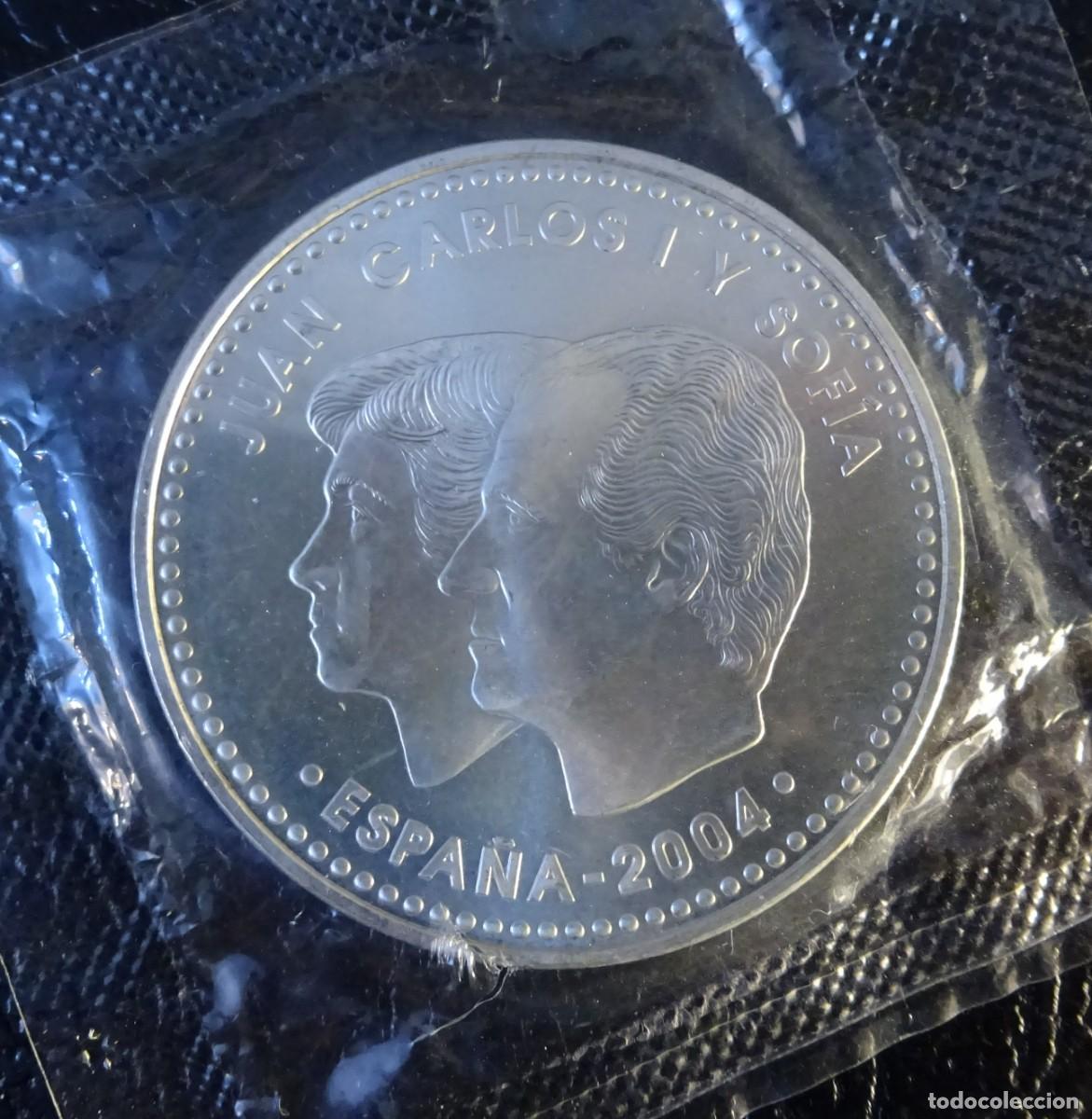 Euros: ESPA&Ntilde;A 12 EURO PLATA 2004 FELIPE Y LETIZIA 22-V-2004. EN BOLSA FNMT