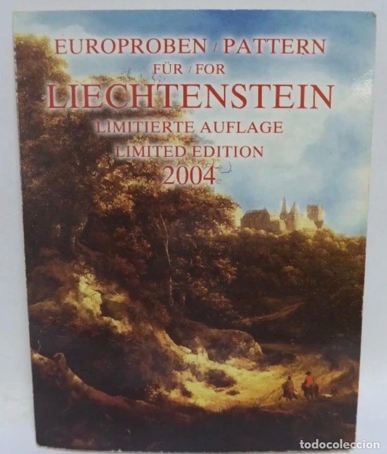 Euros: LIECHTENSTEIN 2004 &mdash; EUROPROBEN / PATTERN &mdash; SET COMPLETO DE 8 MONEDAS