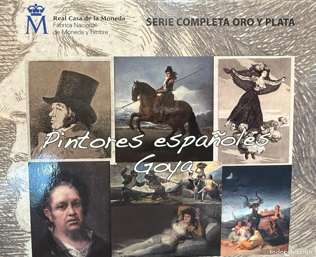 Euros: ESPA&Ntilde;A 50 euros +3 x 10 EUROS 2010 III Serie Pintores Espa&ntilde;oles - Goya