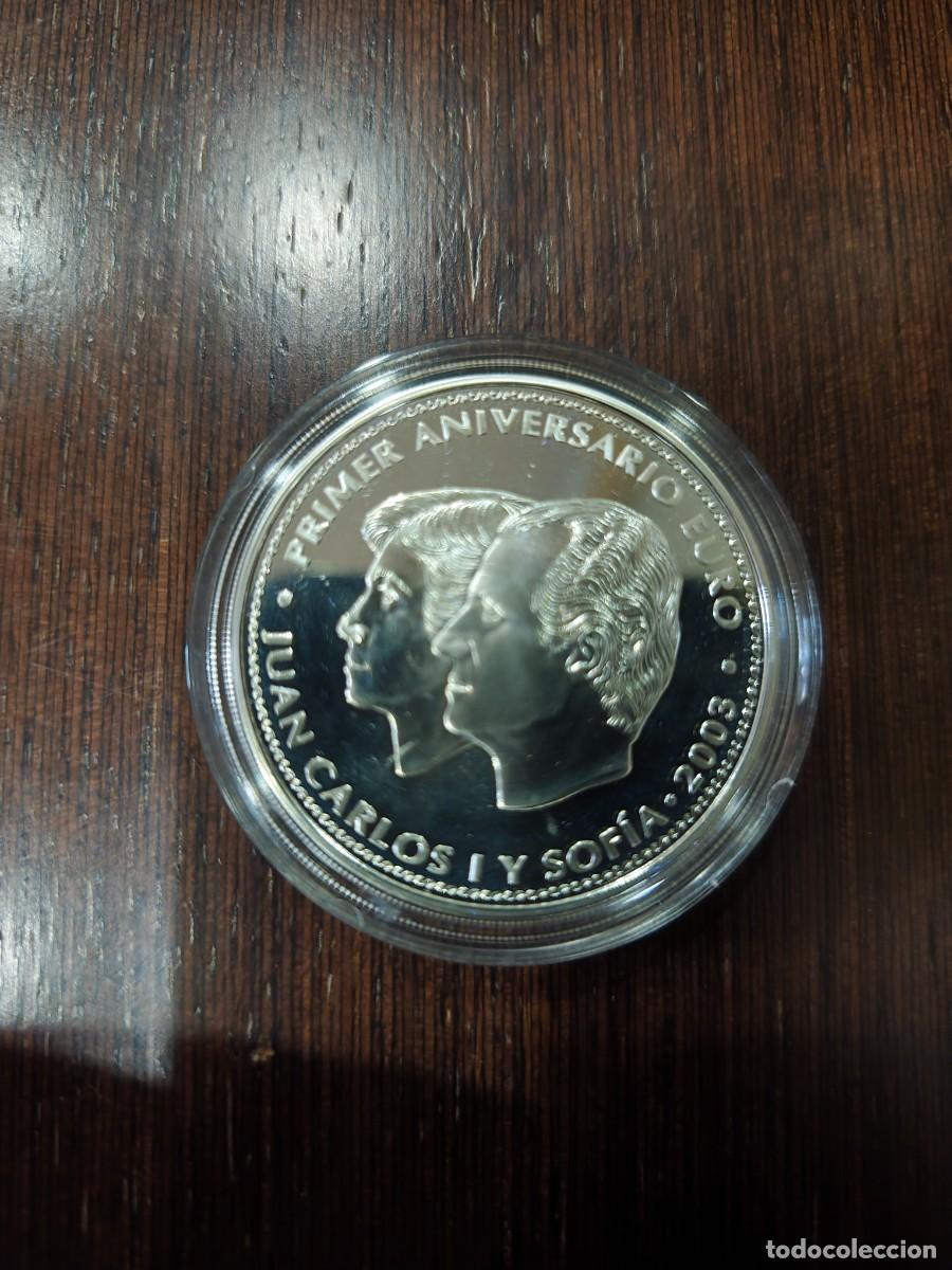 Euros: MONEDA 10 EUROS PRIMER ANIVERSARIO DEL EURO 2003