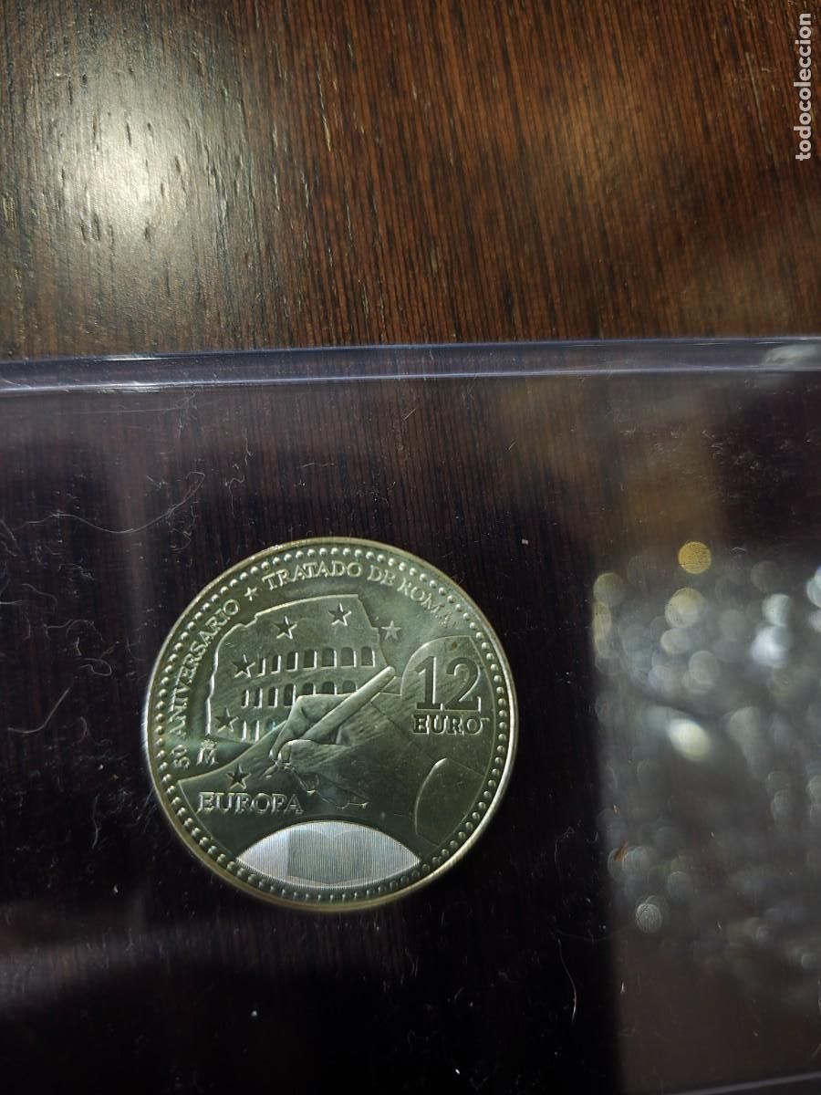 Euros: MONEDA 12 EUROS 50 ANIVERSARIO DEL TRATADO DE ROMA 2007